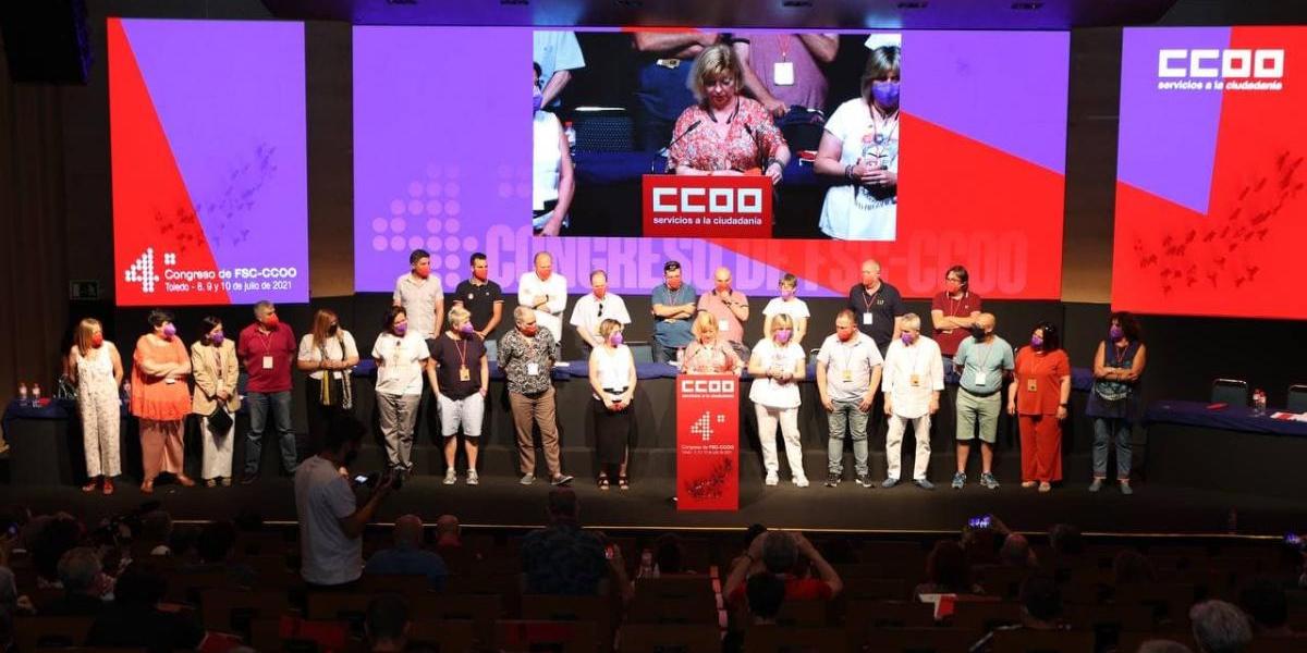 La Comisin Ejecutiva que nace tras el 4 Congreso estar dirigida por Juana Olmeda Gmez, nueva secretaria general de FSC-CCOO